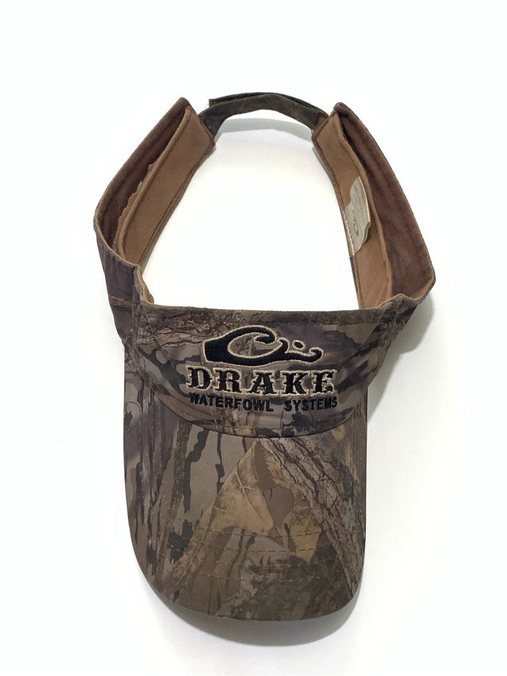 Drake Waterfowl Systems Men's Camo Visor - Brown/Green